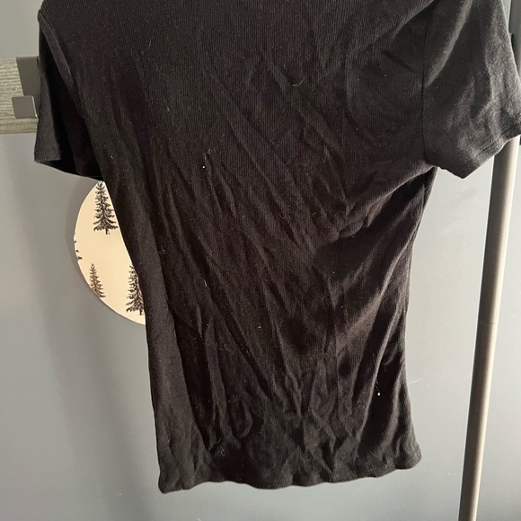 Express black vneck tshirt size small - Picture 2 of 3